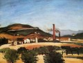 Factories Near Mont de Cengle Paul Cezanne